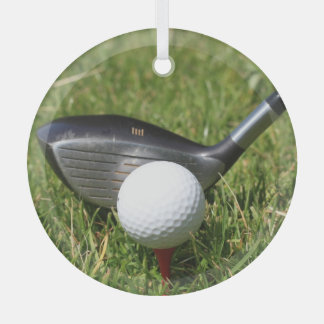 Golf Club en Ball Glas Ornament
