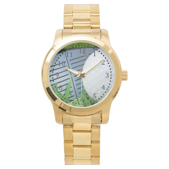 Golf Club en Ball Horloge (Voorkant)
