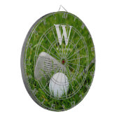 Golf Club en Ball Personalized Dartbord (Voorkant Links)