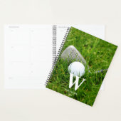 Golf Club en Ball Personalized Planner (Display)
