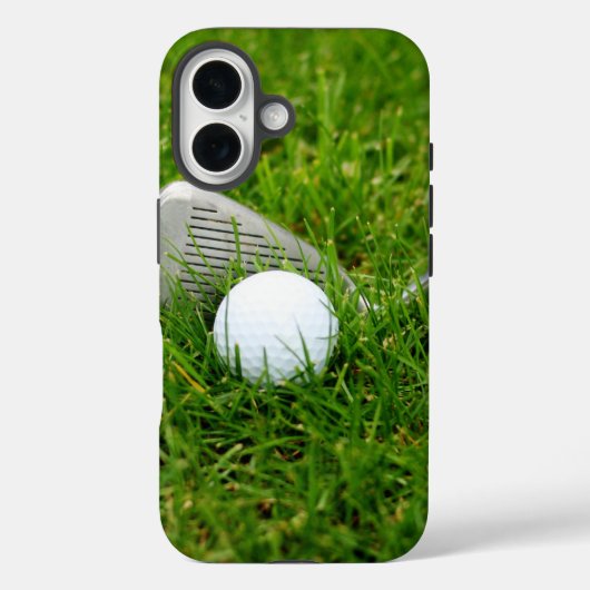 Golf Club en Golf Ball Case-Mate iPhone Case (Achterkant)