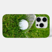 Golf Club en Golf Ball Case-Mate iPhone Case (Achterkant (horizontaal))