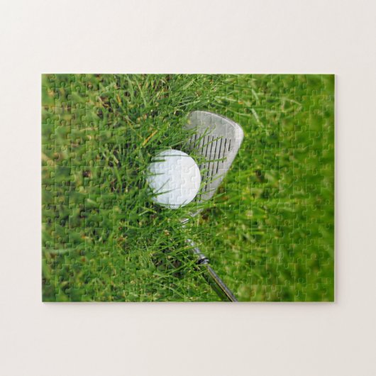 Golf Club en Golf Ball Legpuzzel (Horizontaal)