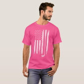 Golf Club Flag Usa T-shirt (Voorkant volledig)
