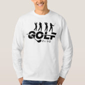 Golf Club Golfing Typography T-shirt (Voorkant)