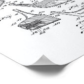 Golf Club Head 1926 Patent Art - Witboek Poster (Hoek)