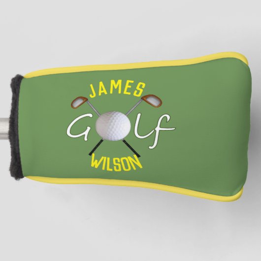 Golf Club Head Hoesje (Putter) Golfheadcover (Voorkant)