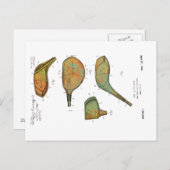 GOLF CLUB HEADS 1925 PATENT - Briefkaart (Voorkant / Achterkant)