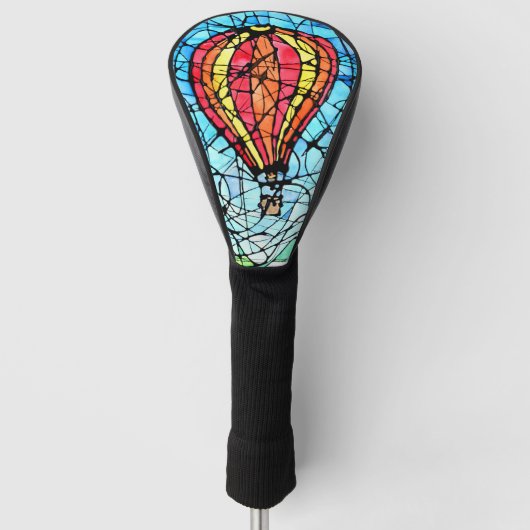 Golf Club Hoesje - Festival in vlucht Golfheadcover (Voorkant)