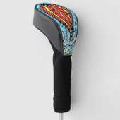 Golf Club Hoesje - Festival in vlucht Golfheadcover (Schuin)