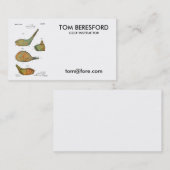 GOLF CLUB-HOOFDPATENT - Visitekaartjes (Voorkant / Achterkant)