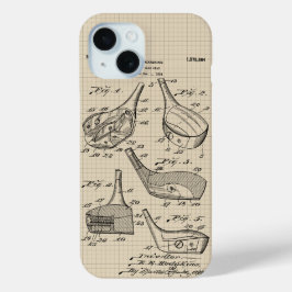Golf Club Illustratie iPhone 15 Case