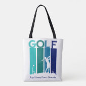 Golf Club Ladies League Gepersonaliseerd Canvas ta Tote Bag (Achterkant)