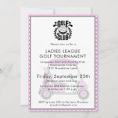 Golf Club Ladies League Toernooi Logo Kaart (Voorkant)