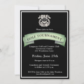Golf Club League Bedrijfslogo Toernooi Kaart (Voorkant)