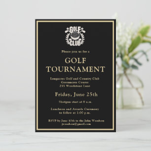 Golf Club League Bedrijfslogo Toernooi Kaart