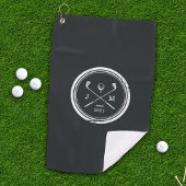  Golf Club Logo Monogram Golfhanddoek