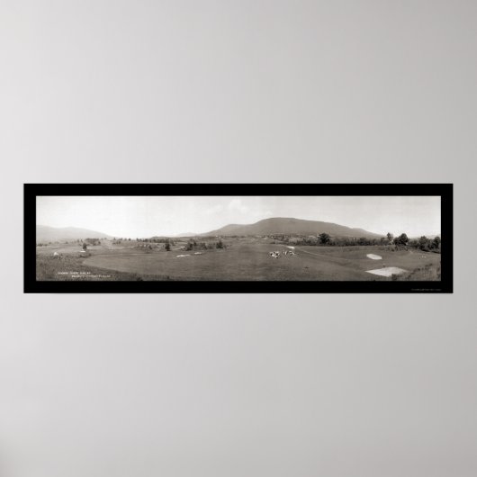 Golf Club Manchester Foto 1911 Poster (Voorkant)