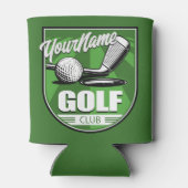 Golf Club NAME Pro Golfer Player Persoonlijk Blikjeskoeler (Achterkant)