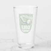 Golf Club NAME Pro Golfer Player Persoonlijk Glas (Achterkant)
