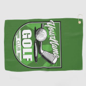 Golf Club NAME Pro Golfer Player Persoonlijk Golfhanddoek (Horizontaal)