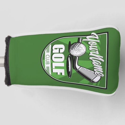 Golf Club NAME Pro Golfer Player Persoonlijk Golfheadcover (Voorkant)