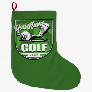 Golf Club NAME Pro Golfer Player Persoonlijk Grote Kerstsok
