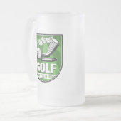 Golf Club NAME Pro Golfer Player Persoonlijk Matglas Bierpul (Voorkant links)