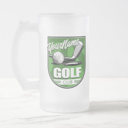 Golf Club NAME Pro Golfer Player Persoonlijk Matglas Bierpul (Links)