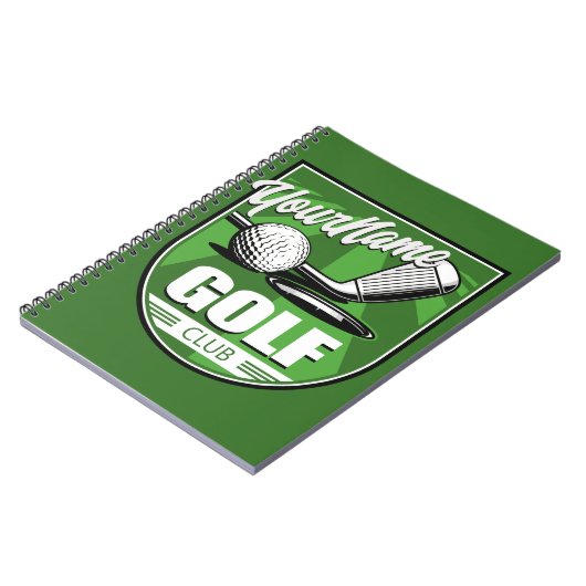 Golf Club NAME Pro Golfer Player Persoonlijk Notitieboek (Linkerzijde)