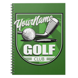 Golf Club NAME Pro Golfer Player Persoonlijk Notitieboek