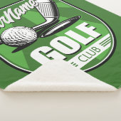 Golf Club NAME Pro Golfer Player Persoonlijk Sherpa Deken (3/4)