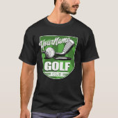 Golf Club NAME Pro Golfer Player Persoonlijk T-shirt (Voorkant)