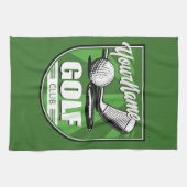 Golf Club NAME Pro Golfer Player Persoonlijk Theedoek (Horizontaal)