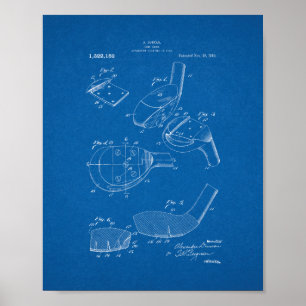 Golf-club Patent - Blueprint Poster