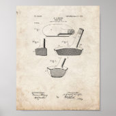 Golf-club Patent - Oude look Poster (Voorkant)