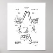 Golf Club Patent Poster (Voorkant)