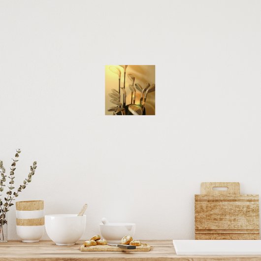 Golf Club Poster Print (Keuken)