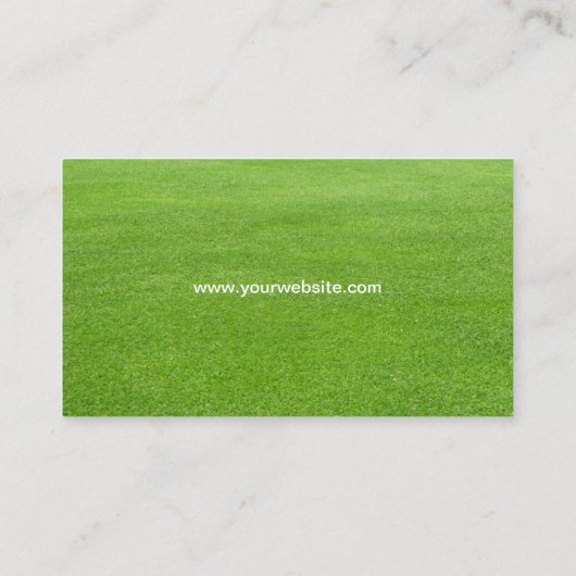 Golf Club visitekaartje (Achterkant)