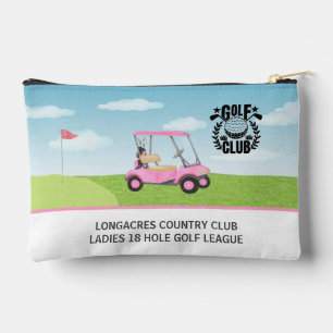 Golf Club Women's League Roze Winkelwagen Logo Etui