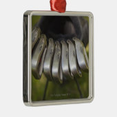 Golf-clubkoppen in een tas. Drie tot negen Metalen Ornament (Rechts)