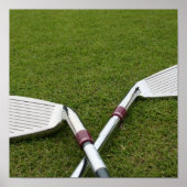 Golf Clubs afdrukken Poster (Voorkant)