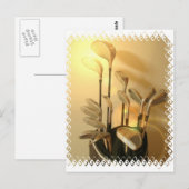 Golf Clubs Briefkaart (Voorkant / Achterkant)