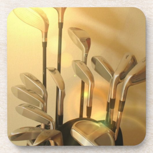 Golf Clubs Cork Onderzetters (Voorkant)