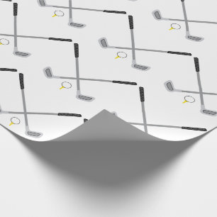 Golf Clubs en Ball Cadeaupapier