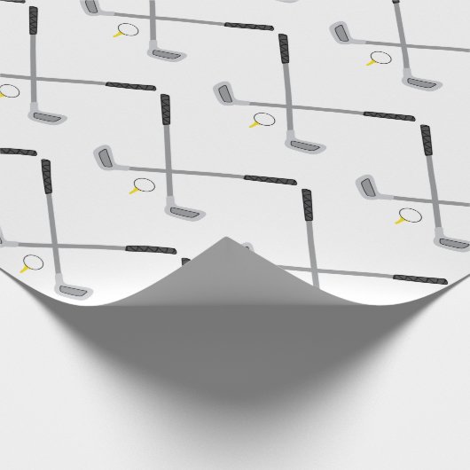 Golf Clubs en Ball Cadeaupapier (Hoek)