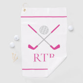 Golf Clubs en Ball-gepersonaliseerde Golfhanddoek (Insitu)
