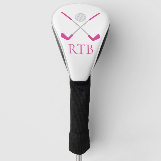 Golf Clubs en speciaal gepersonaliseerd Golf Head- Golfheadcover (Voorkant)
