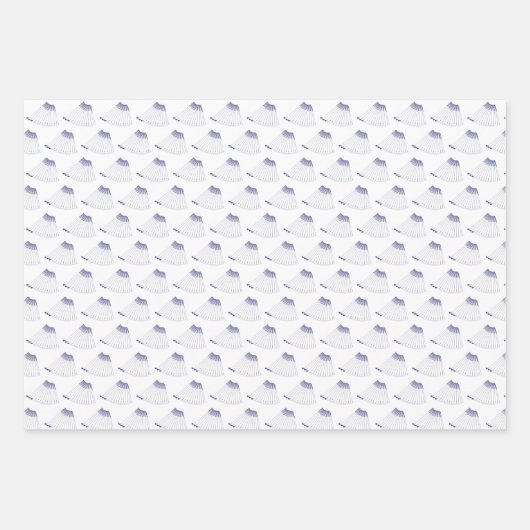 Golf Clubs, Golf Bags, Golf T-shirt Blue Inpakpapier Vel (Voorkant 3)