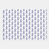 Golf Clubs, Golf Bags, Golf T-shirt Blue Inpakpapier Vel (Voorkant 2)